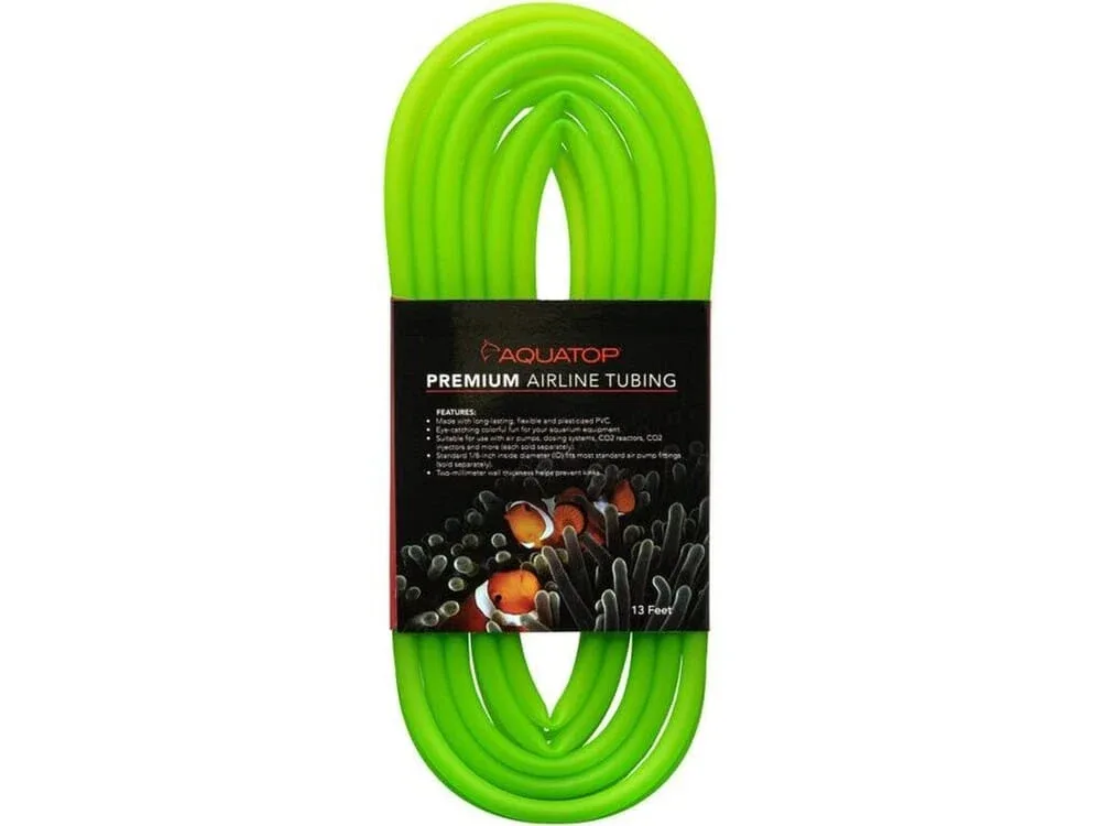 Aquatop Airline Tubing Neon Green, 1ea/13 ft - Image 2