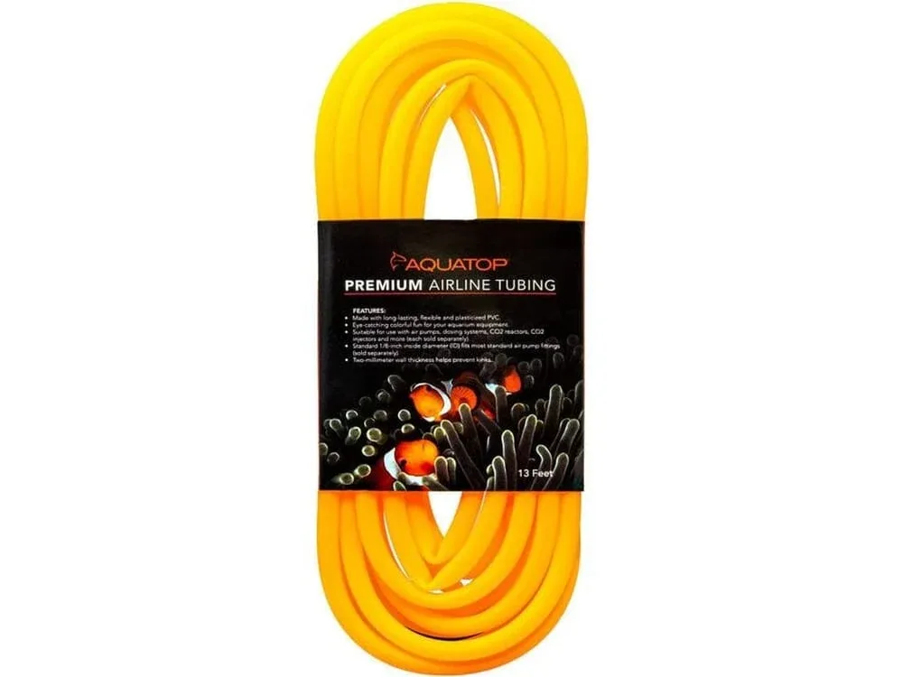 Aquatop Airline Tubing Neon Orange, 1ea/13 ft - Image 2