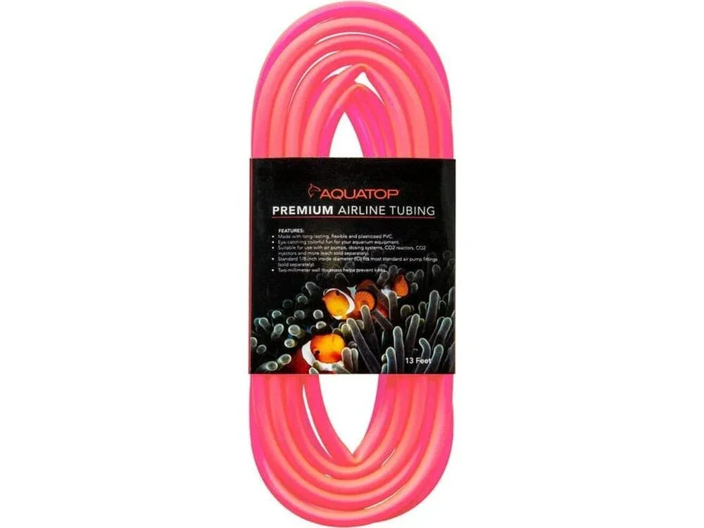 Aquatop Airline Tubing Neon Red, 1ea/13 ft - Image 2
