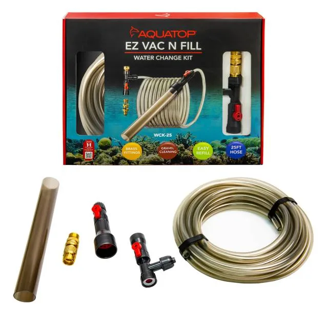 AQUATOP EZ Vac-N-Fill Aquarium Vacuum and Refill Kits