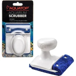 Aquatop Glass Aquarium Hand Held Scrubber Padded 1ea