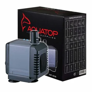 Aquatop NP-306 Aquarium Submersible Water Pump Black, Grey
