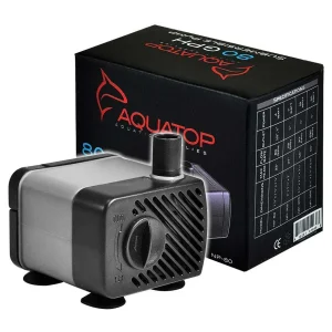 Aquatop NP-80 Aquarium Submersible Water Pump Black, Grey