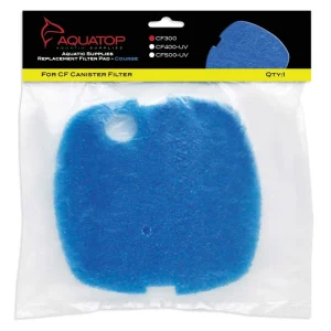 Aquatop Replacement Filter Sponge for CF Series Filters For CF-300 Blue 1 Pack