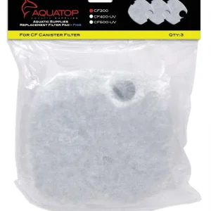 Aquatop Replacement Filter Sponge for CF Series Filters For CF-300 White 3 Pack