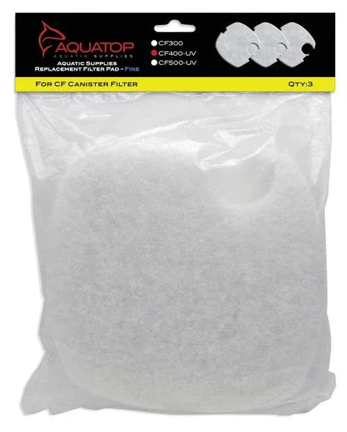 Aquatop Replacement Filter Sponge for CF Series Filters For CF-400UV White 3 Pack (D) - Image 2