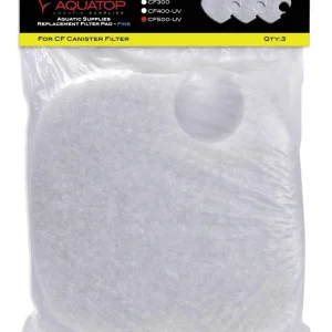 Aquatop Replacement Filter Sponge for CF Series Filters For CF-500UV White 3 Pack