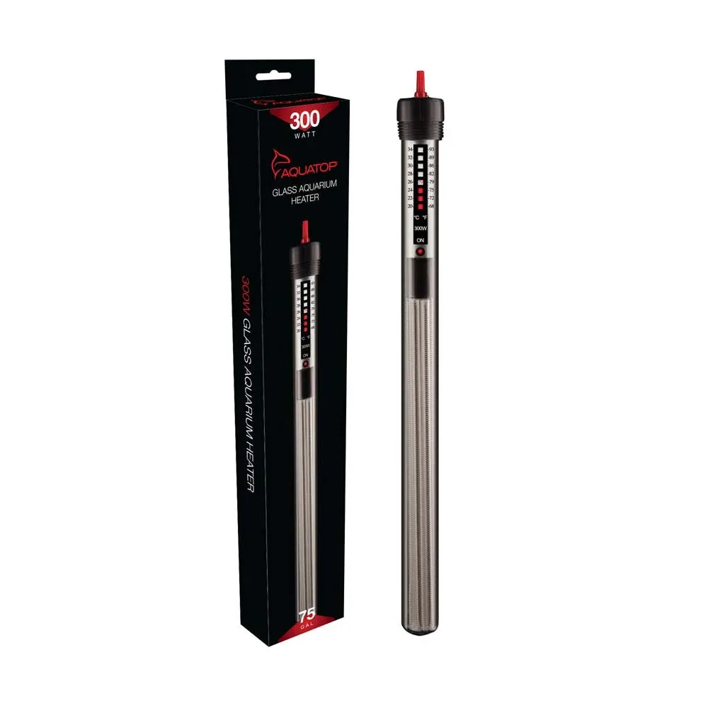 Aquatop Submersible Glass Aquarium Heater 300 Watt