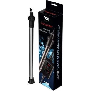 Aquatop Submersible Titanium Aquarium Heater & External Thermostat 300w