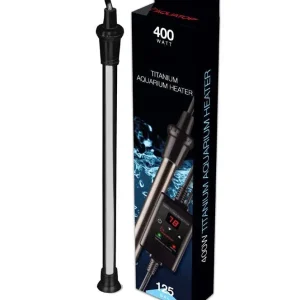 Aquatop Submersible Titanium Aquarium Heater & External Thermostat 400 Watt