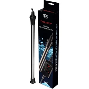 Aquatop Submersible Titanium Aquarium Heater & External Thermostat 500w