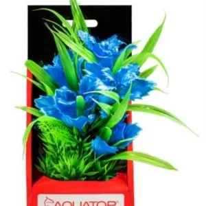 Aquatop Vibrant Garden Blue Plant 6"