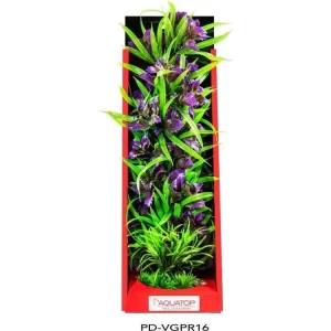 Aquatop Vibrant Garden Plant Purple, 16 in