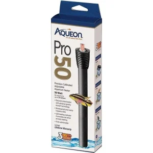 Aqueon Adjustable PRO Aquarium Heater, Up To 20 gal, 50W