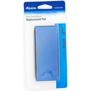Aqueon Algae Cleaning Magnet Replacement Pad, Glass Cleaning, Large