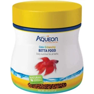 Aqueon Betta Food Color Enhancing 1ea/Floating Pellet, .95 oz