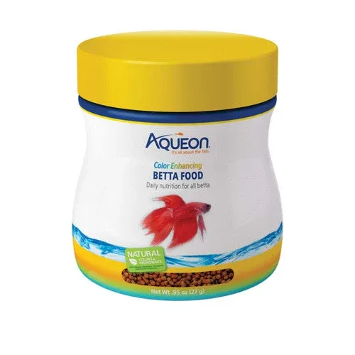 Aqueon Betta Food Color Enhancing Floating Pellet, .95 Ounces - Image 2