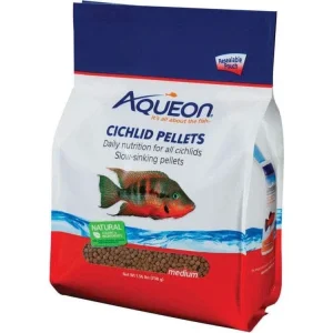 Aqueon Cichlid Food 1ea/Medium 25 oz