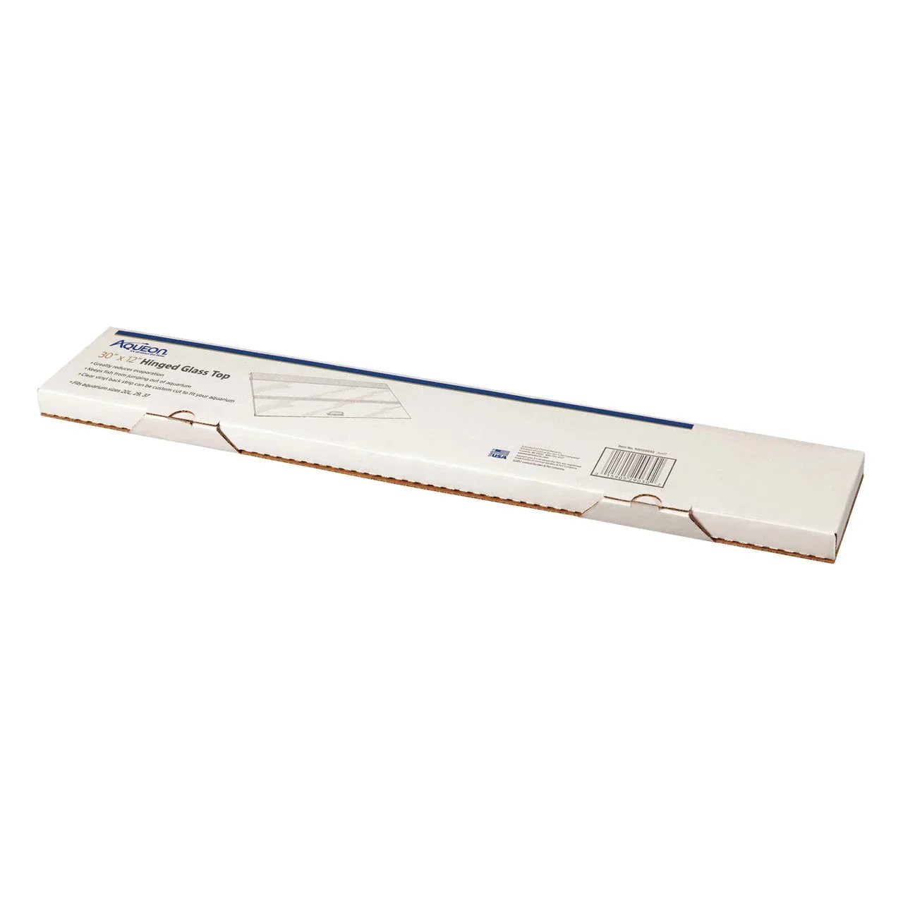 Aqueon Hinged Glass Tops 30 x 12 Inches (20L, 29, 37) Gal