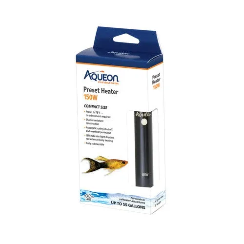 Aqueon Preset Aquarium Heater Black, 150 Watts - Image 2