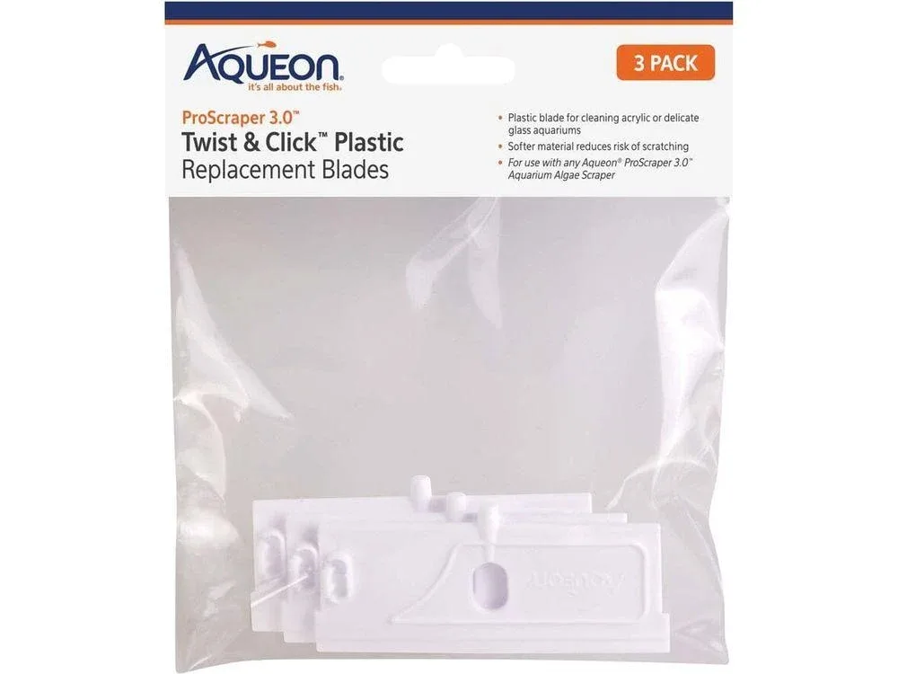 Aqueon ProScraper 3.0 Twist & Click Plastic Replacement Blades