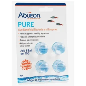 Aqueon Pure Bacteria Supplement 4 Pack 6Ea/10 Gal