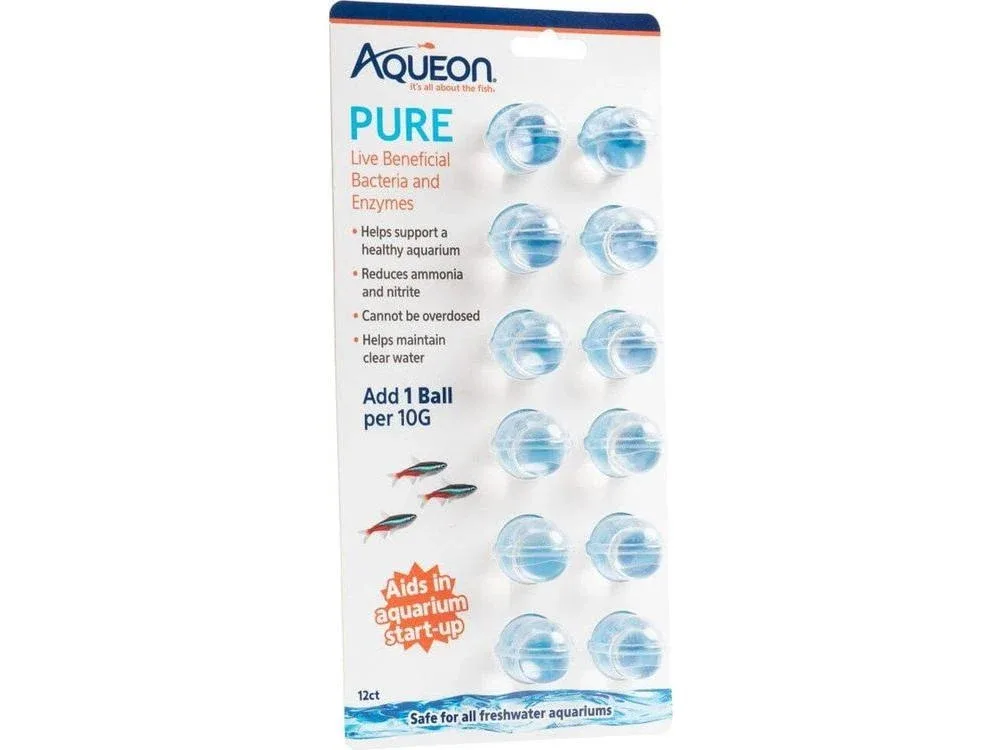 Aqueon PURE Live Beneficial Bacteria 12pk
