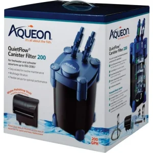Aqueon QuietFlow Canister Aquarium Filter, Up To 55 gal