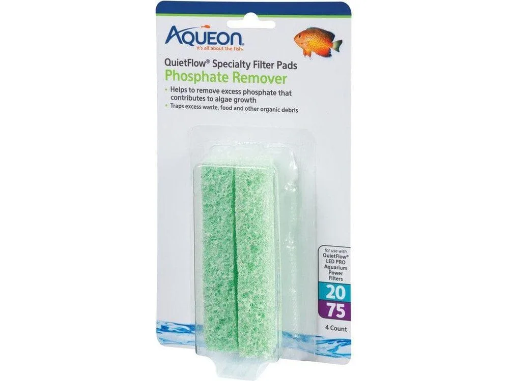 Aqueon QuietFlow Specialty Filter Pads Phosphate Remover 20/75