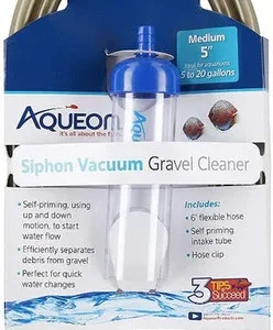 Aqueon Siphon Vacuum Gravel Cleaner Medium 5in