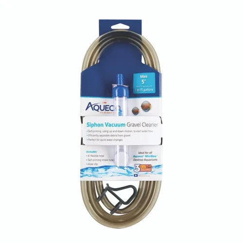 Aqueon Siphon Vacuum Gravel Cleaner Mini - 5 Inches - Image 2