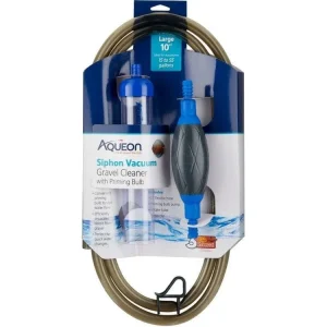 Aqueon Siphon Vacuum Gravel Cleaner With Bulb Large - 10 in