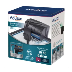 Aqueon SmartClean Power Aquarium Filter with EcoRenew Filter Cartridge, 3050 gal