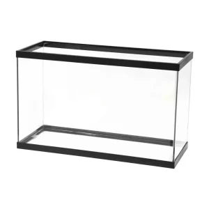 Aqueon Standard Glass Rectangle Aquarium Clear Silicone Black 29 gall. 30x12x18" SD-3