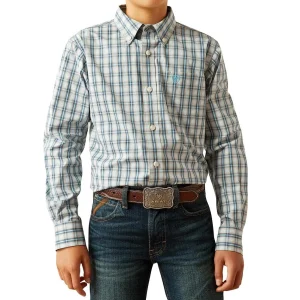 Ariat Boy's Khaki Pro Series Shelton Classic Shirt