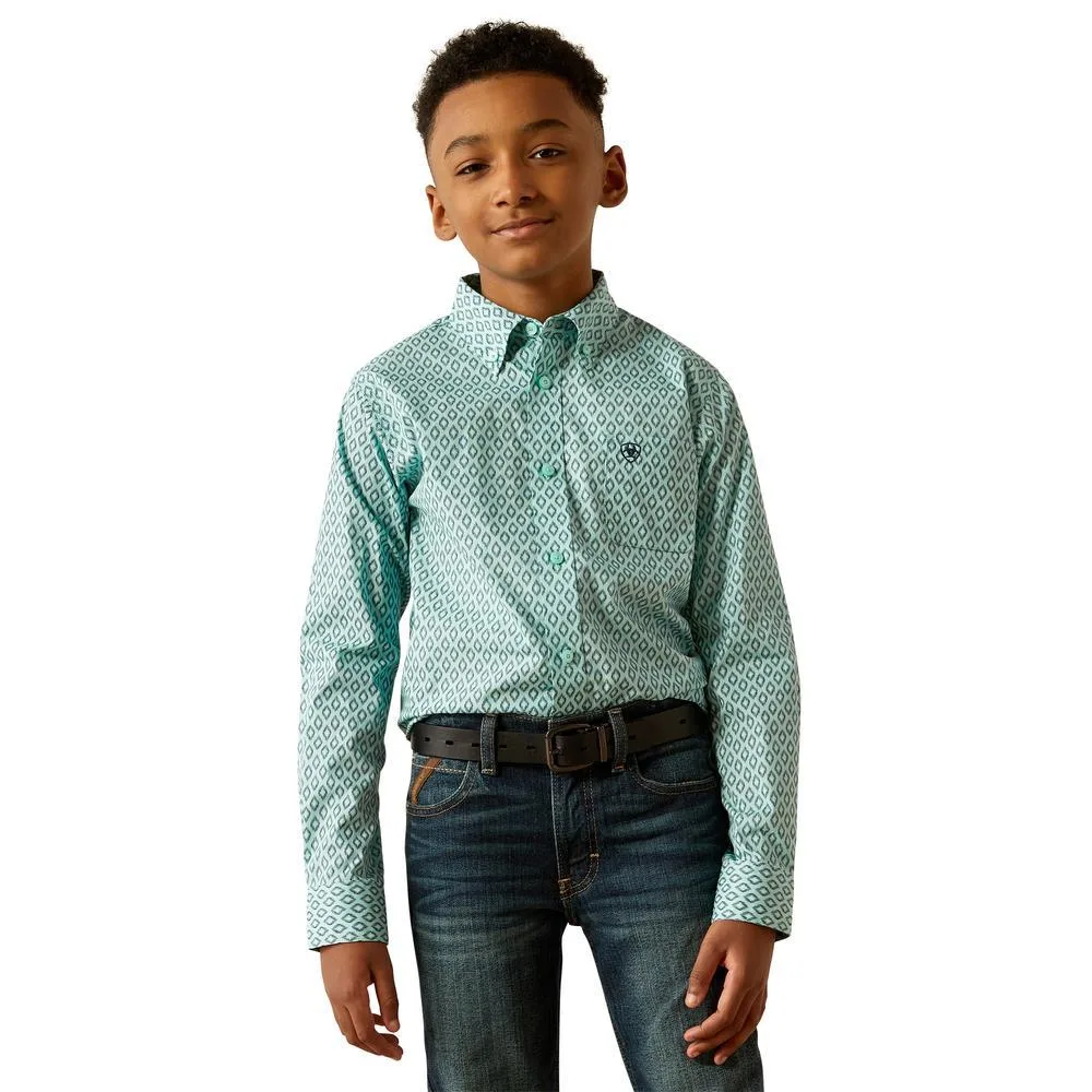 Ariat Boys Mint Classic Canyon Shirt
