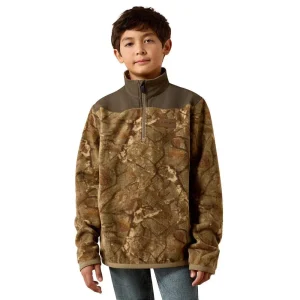 Ariat Boy's Savannah Tan Camo Basis Sweatshirt