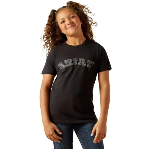 Ariat Girl's Boot Stitch Logo Tee Shirt