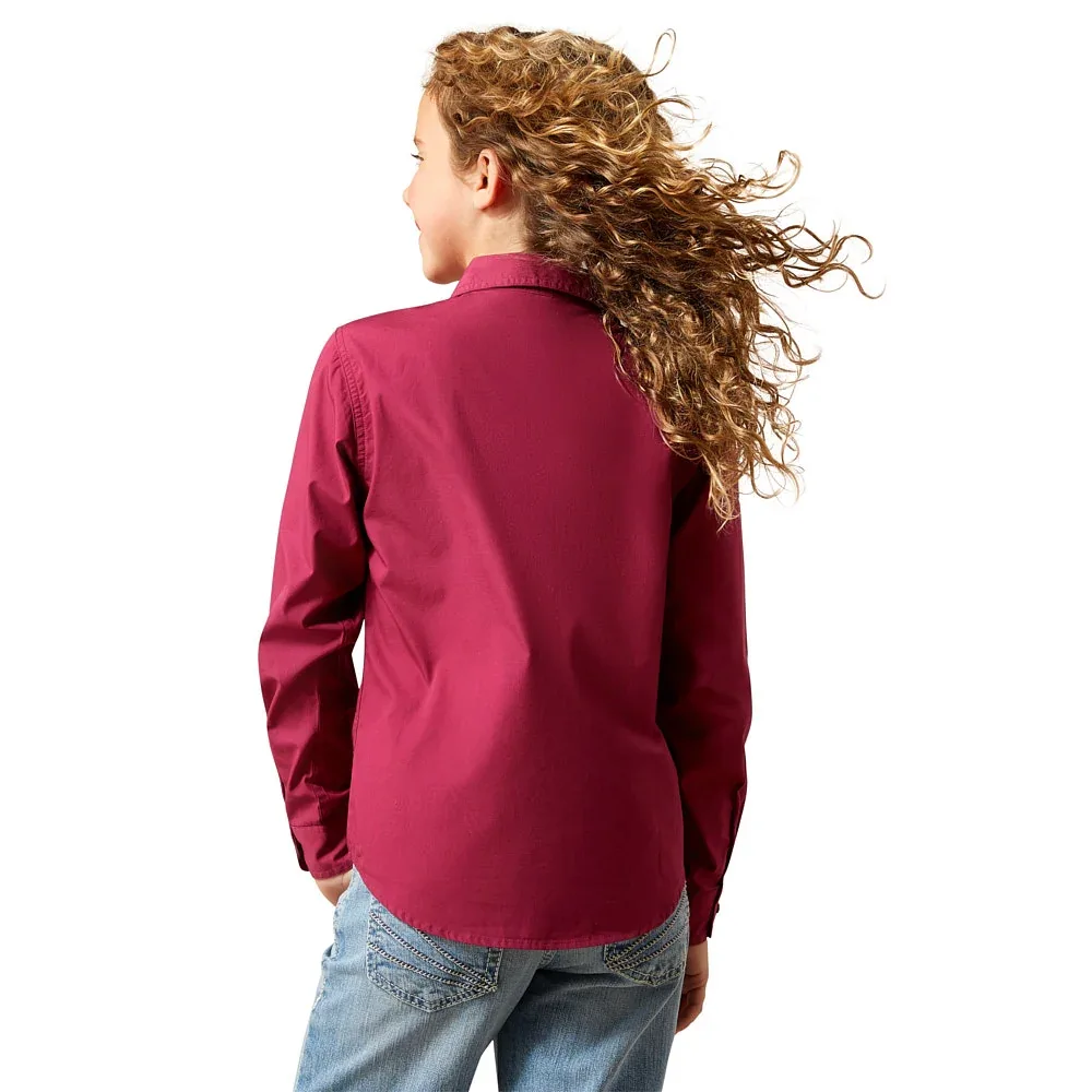 Ariat Girl's Shine Bright Snap Shirt - Image 2