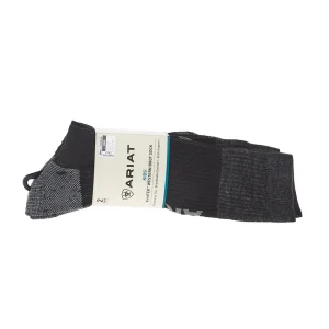 Ariat Kid`s VentTEK Black OTC Socks 2 Pack