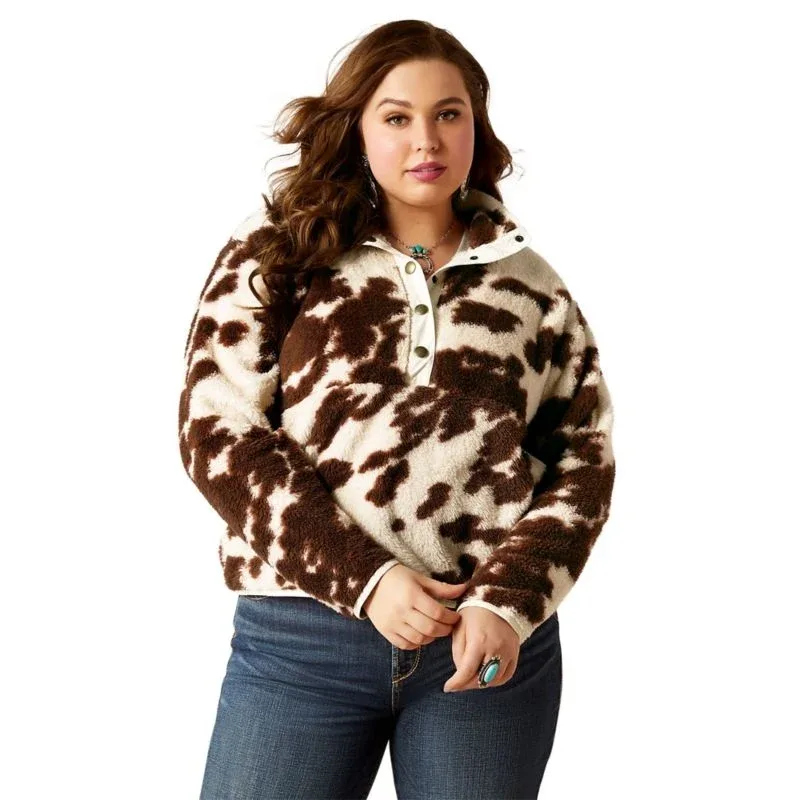 Ariat Ladies Berber Snap Sweatshirt - Image 2