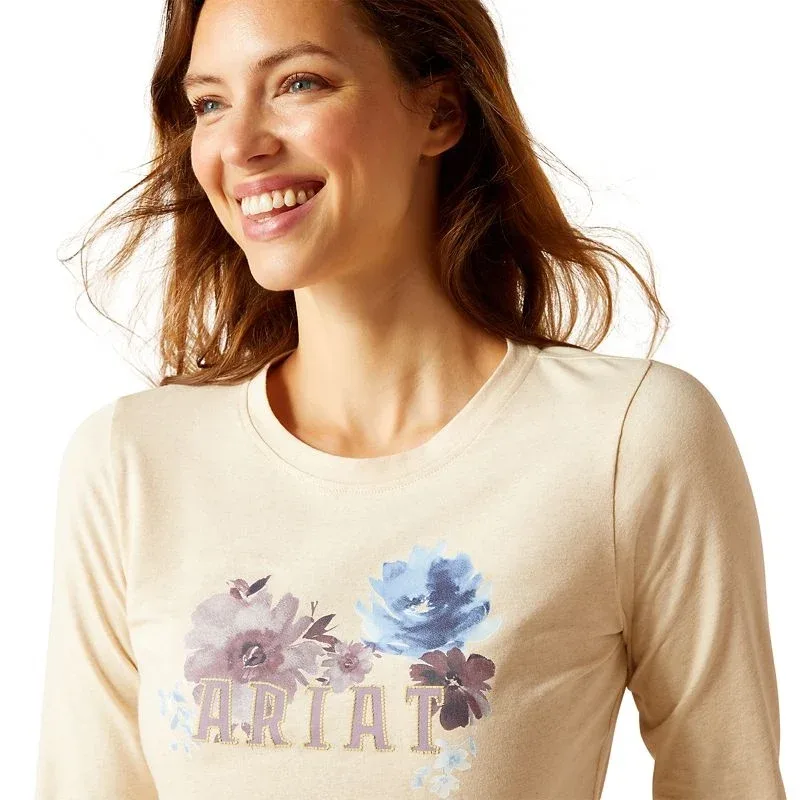 Ariat Ladies Peonies Tee - Image 2