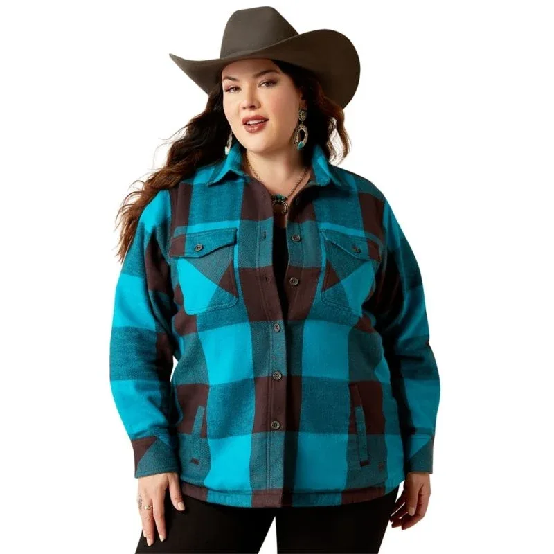 Ariat Ladies Plaid Shirt Jacket - Image 2