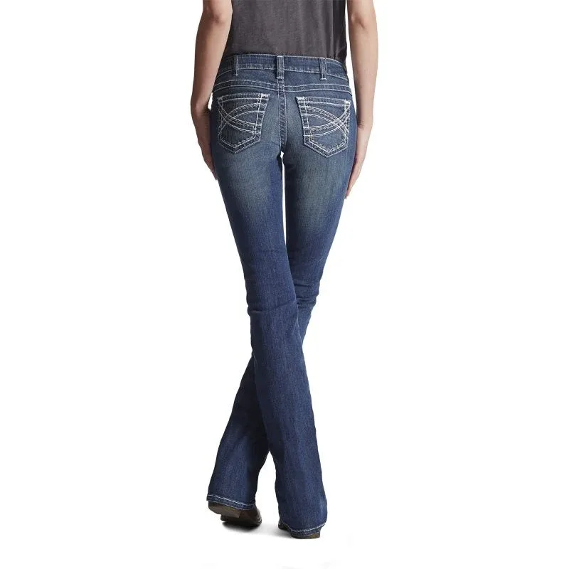 Ariat Ladies REAL Boot Cut Marine Jeans - Image 2