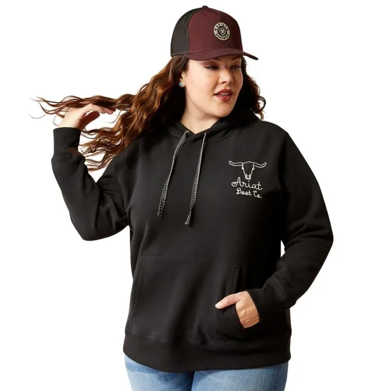 Ariat Ladies Steer Stitch Hoodie - Image 2