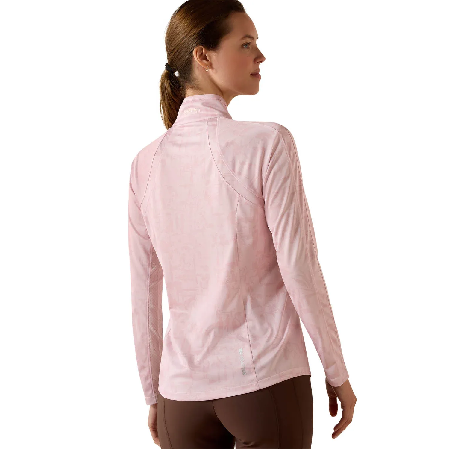 Ariat® Ladies' Sunstopper 3.0 Quarter-Zip Baselayer - Image 2