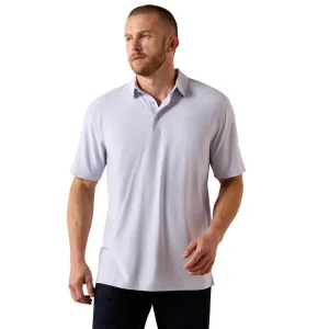 Ariat Men's Charger 2.0 Purple Heather Polo