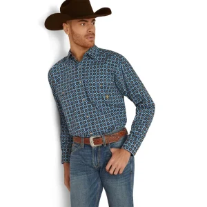 Ariat Mens Gordy Moonlit Ocean Shirt