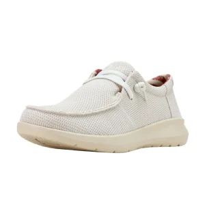 Ariat Mens Hilo Cream Mesh Casual Shoe