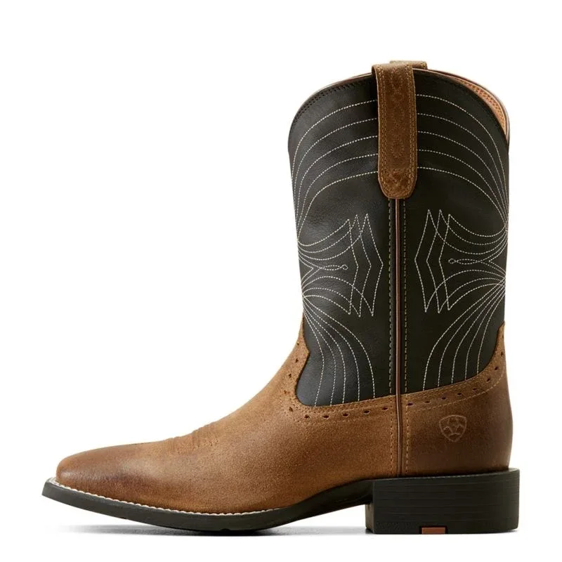 Ariat Mens Sport Wide Sq Toe Boots - Image 2